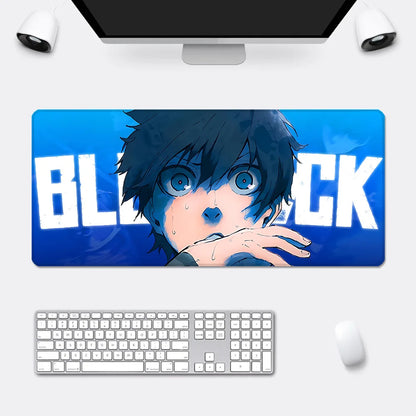 Anime Blue Lock Mousepad HD Printing Computer Gamers Locking Edge Non-slip Mouse Pad XXL90x40cm Keyboard PC Desk Pad