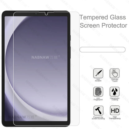 2 Packs HD Scratch Proof Screen Protector Tempered Glass For Samsung Galaxy Tab A9 8.7-inch SM-X110 SM-X115 Oil-coating Film
