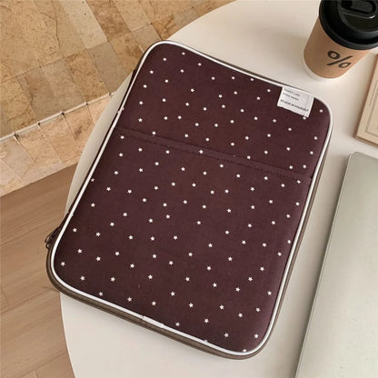 Ins Soft Laptop Sleeve Carring Case 10 11 13.3 Inch Corduroy Laptop Bag Tablet Notebook Pouch for Lenovo Dell Laptop Man Women