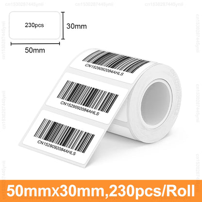 P50 Adhesive Label Printer Similar as M110 Marklife P50 E210 Label Machine Inkless Thermal Label Maker Or 1PK P50 Label Sticker