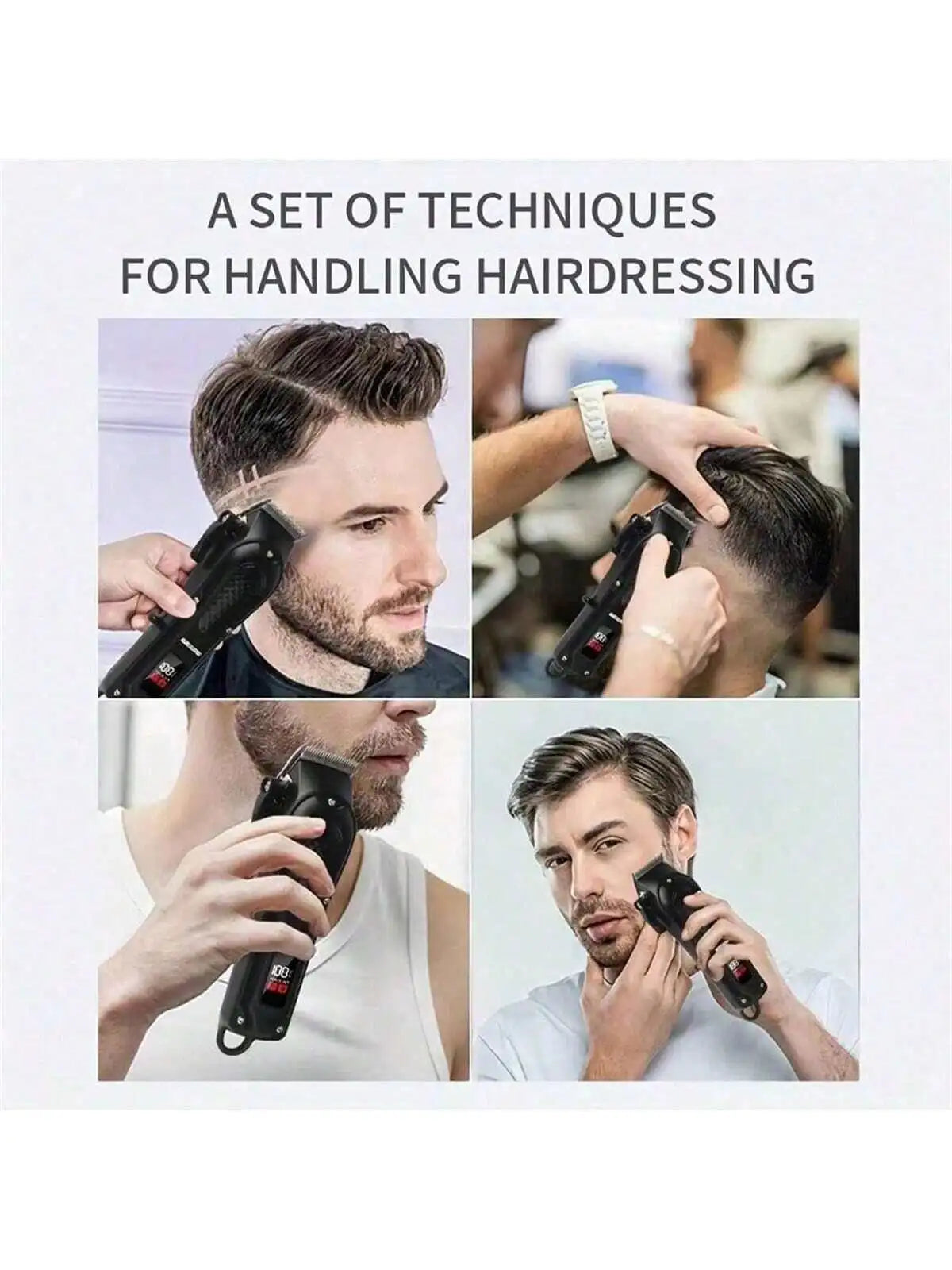 2026Professional USB Rechargeable Hair Clipper & Beard Trimmer, Cordless, Ideal Gift for Men