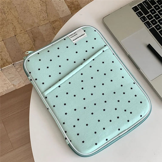 Ins Soft Laptop Sleeve Carring Case 10 11 13.3 Inch Corduroy Laptop Bag Tablet Notebook Pouch for Lenovo Dell Laptop Man Women