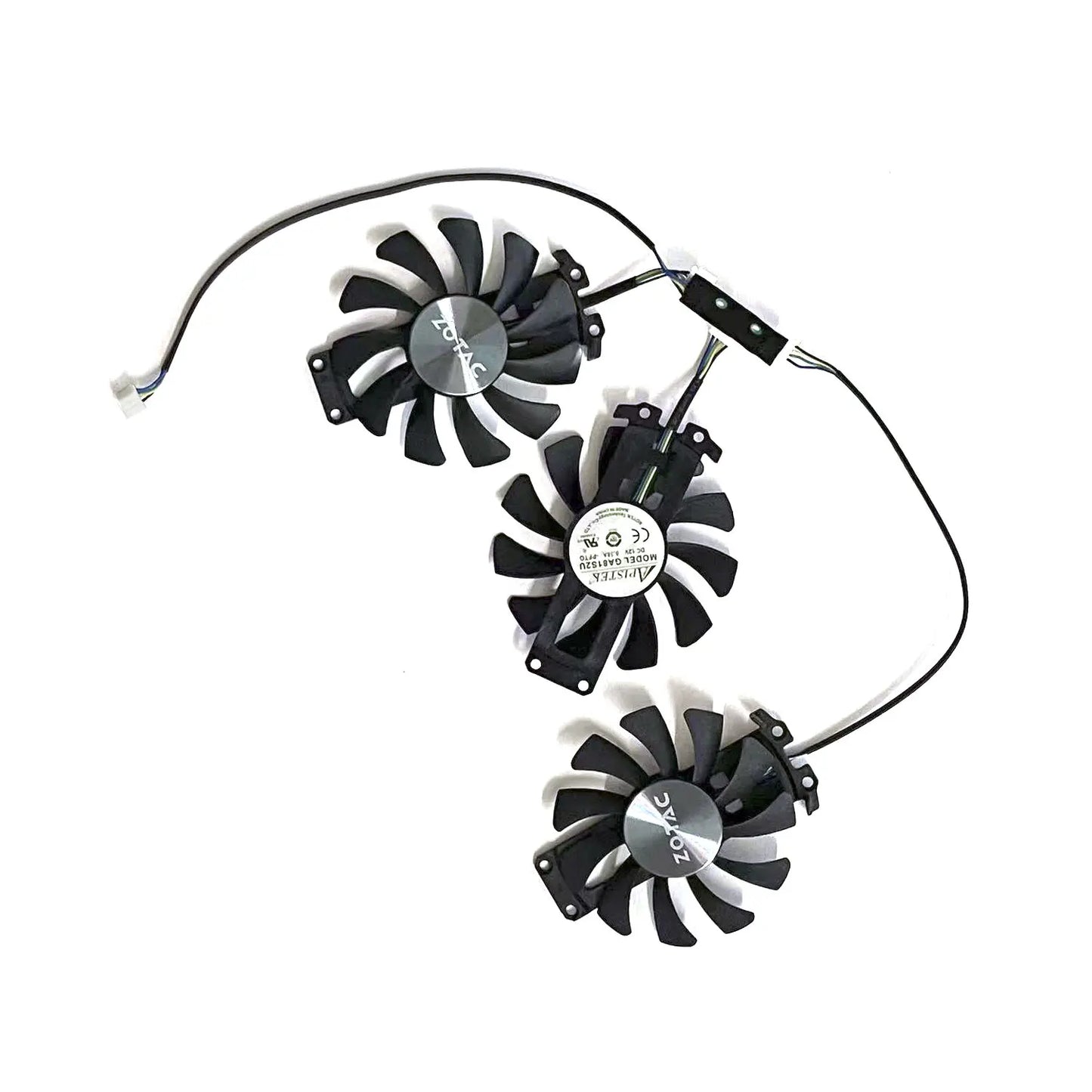 75mm 4Pin APISTEK GA81S2U 12V 0.38A 83x16mm Hole GTX 980 GPU Fan For ZOTAC GTX 980-4GD5 AMP HA Graphics Card Cooler Cooling Fan