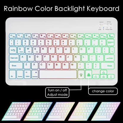 Backlight Keyboard Case For Lenovo Xiaoxin Pad 11 2025 11 Inch Tablet Cover For Lenovo Xiaoxin Pad 11 2025 TB335FC Teclado Funda