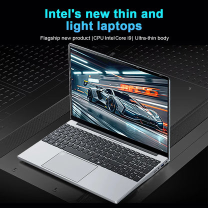 15.6 inch Laptop Windows 11 Intel Core i9 10980HK Portable Gaming PC 16GB RAM 1TB 2TB SSD Fingerprint Unlock Backlight Notebook