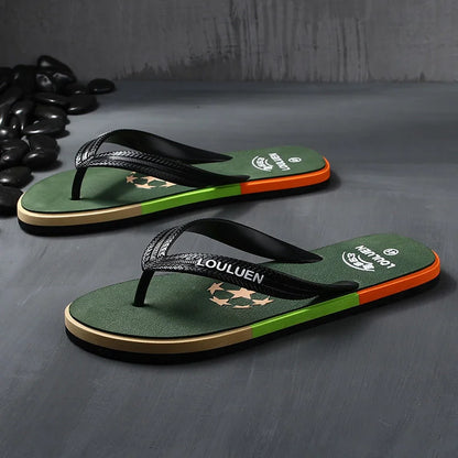 Flip Flops Men's Slippers Summer Fashion Wear Antiskid 2022 New Korean Fashion Personality Casual Beach Sandals Luxury Slides