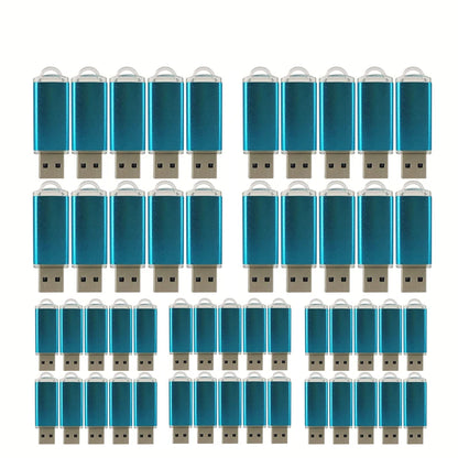 50pcs/lot Metal Usb Flash Drive 128GB Pendrive 64gb Cle High Speed Memoria Usb Stick 32GB 16GB 4GB Pen Drive Free Custom Logo