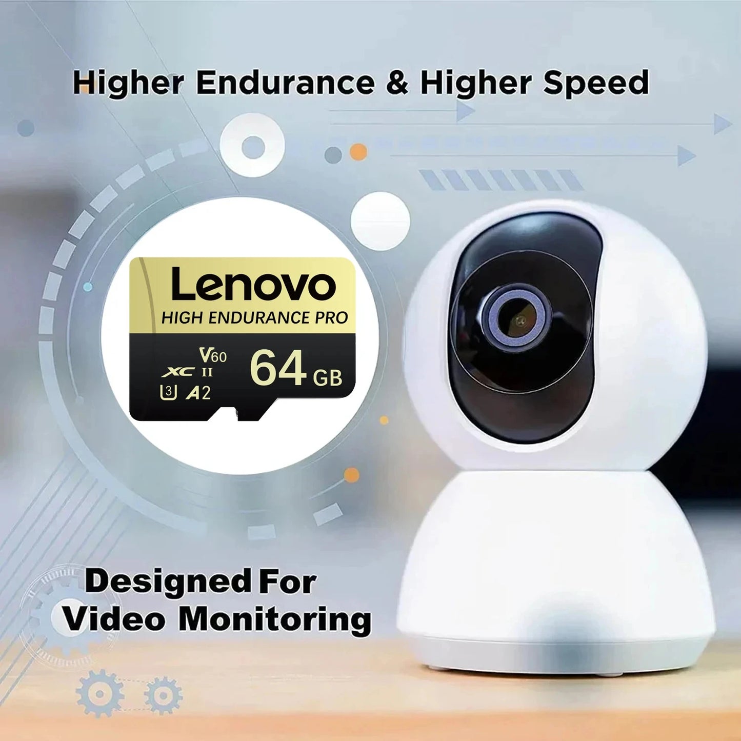 Lenovo 2TB High Speed Micro TF SD Flash Memory Card 1TB 512GB 256GB 128GB 4K Full HD Video Storage For Camera PC Game Devices