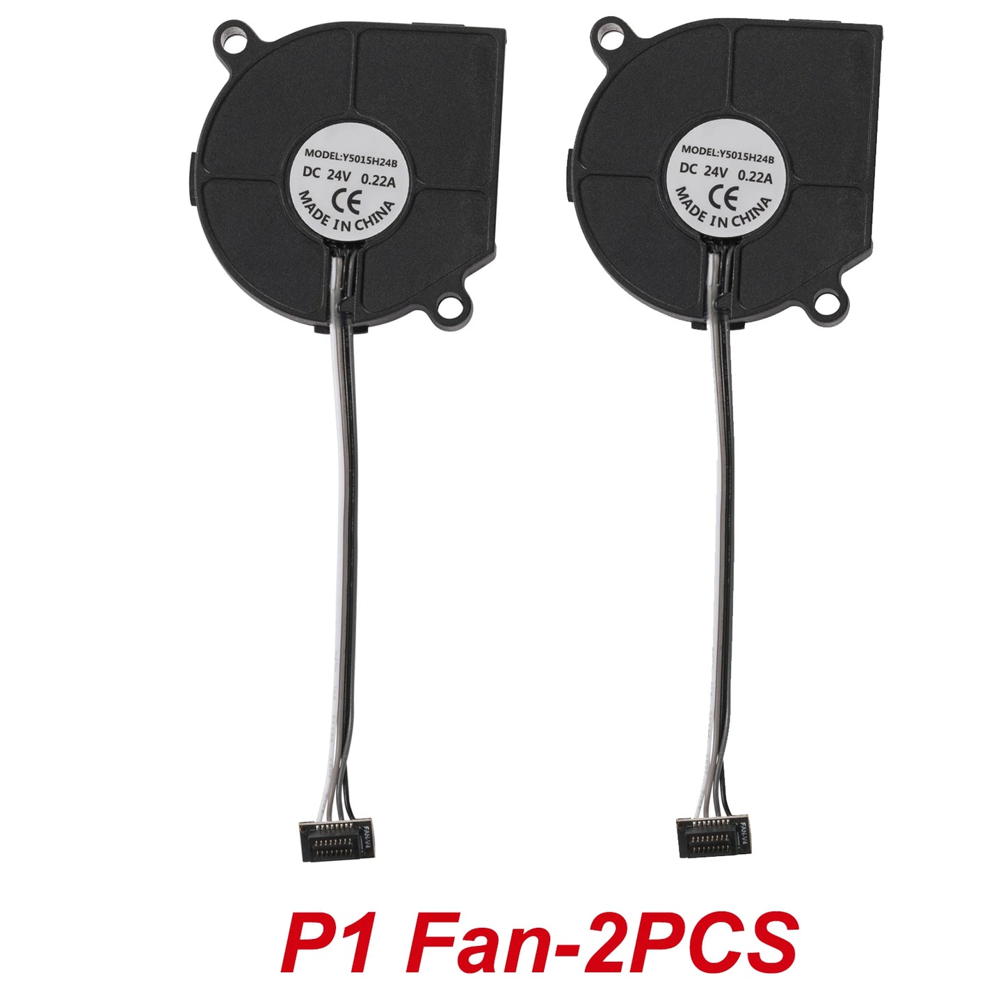 50x50x15mm Blower Cooling Fan for Bambu Lab X1 X1C Combo P1 P1P P1S 3D Printer Rapid Silent Drum Fan with Double Ball Bearings