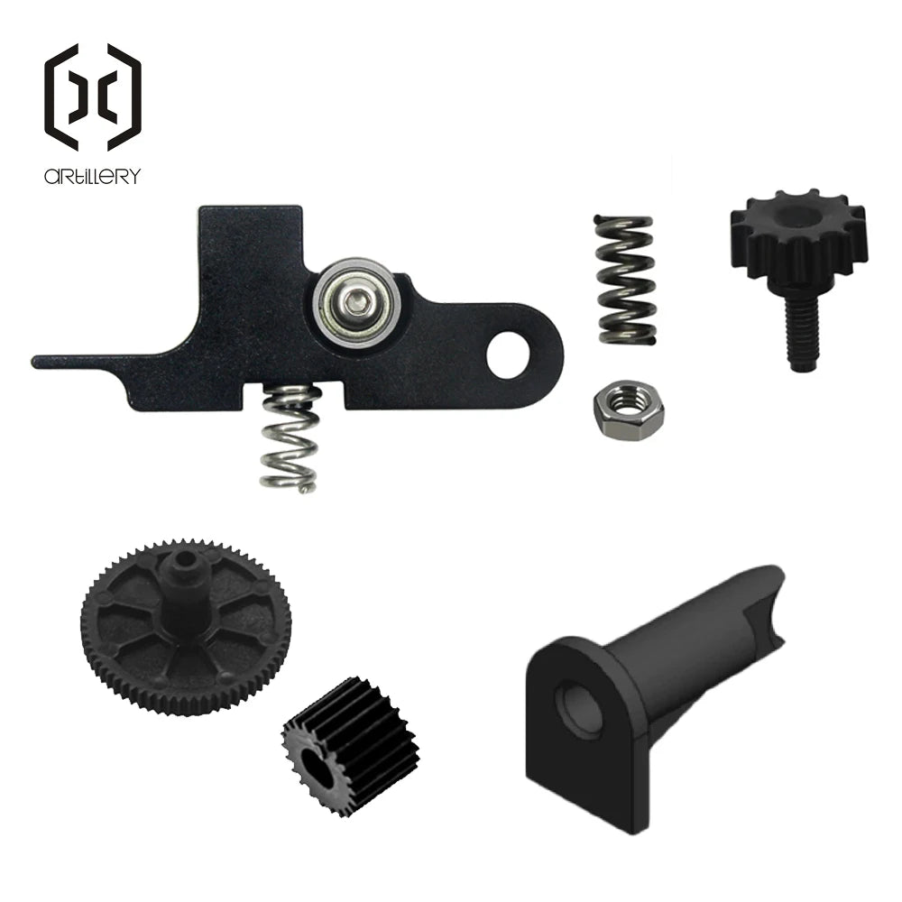Artiglieria 3D Printer Extruder Gear Conduit Radiator Lock Handle Kit Compatible with X1 X2 Genius Genius pro