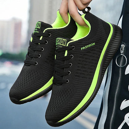 YRZL Men's Sports Running Shoes Lightweight Breathable Air Mesh Sneakers Non Slip Comfortable Casual Athletic Gym Shoes for Men