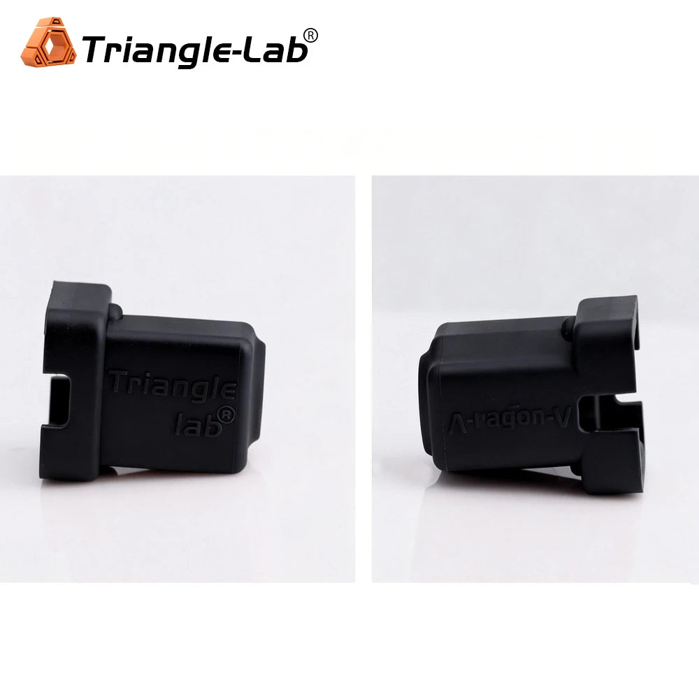 Trianglelab® Dragon Ace® Black Silicone Socks Compatible Dragon ACE HOTEND Withstands High Temperature of 280 Degrees Celsius