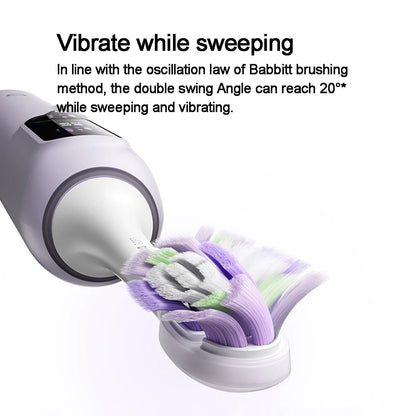 Mijia Oscillation Electric Toothbrush Pro 4 Modes IPX8 Waterproof 180 Days Battery Life Type-C Interface mijia T300