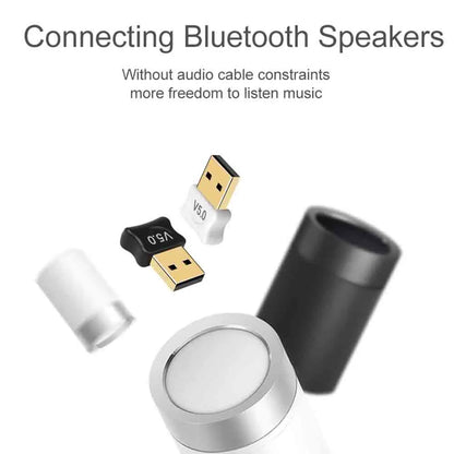 5.0 Bluetooth-Compatible Adapter USB Transmitter for PC Computer Receptor Laptop Earphone Audio Printer Data Dongle Receiver