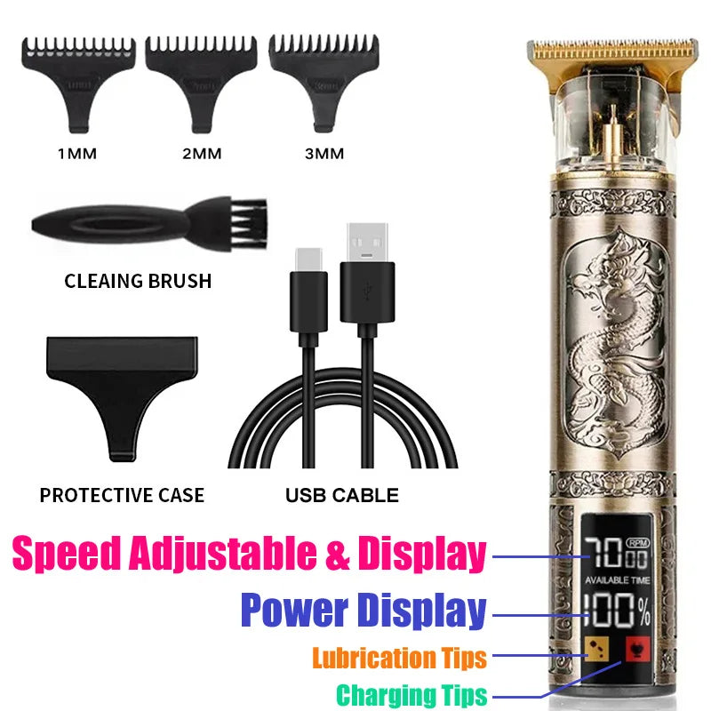 T9 Hair Clipper Repair Beard Shaving Body Hair Trimmer Clippers Corteiz Electric Machine Men Haircut Machine 0mm Barber Shaver