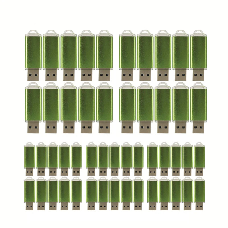 50pcs/lot Metal Usb Flash Drive 128GB Pendrive 64gb Cle High Speed Memoria Usb Stick 32GB 16GB 4GB Pen Drive Free Custom Logo
