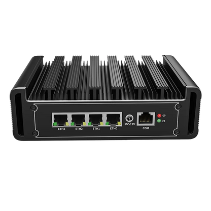Top Version Fanless Firewall Mini PC Intel i7 i5 i3 8505 J6412 J5005 4x i226-V 2.5G LAN pfSense Proxmox OPNsense Home Server