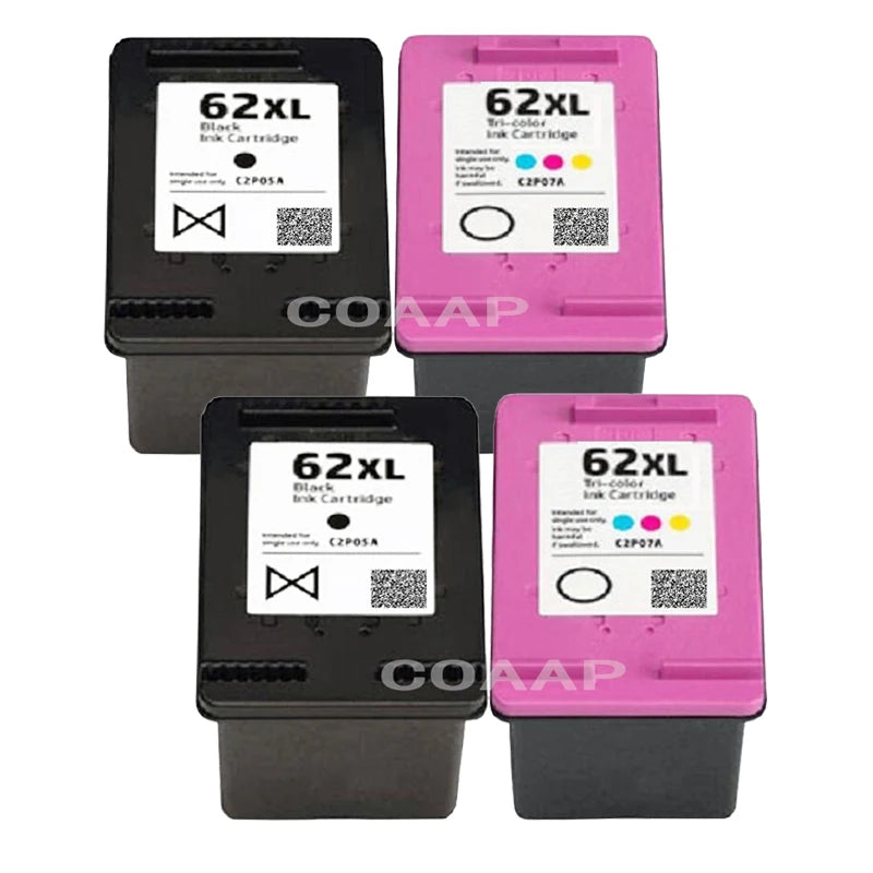 Re-Manufactured Ink Cartridge for HP 62 62XL For HP Envy 5640 5660 7640 5540 5544 5545 5546 5548 & Officejet 5740 5741 5742 5743