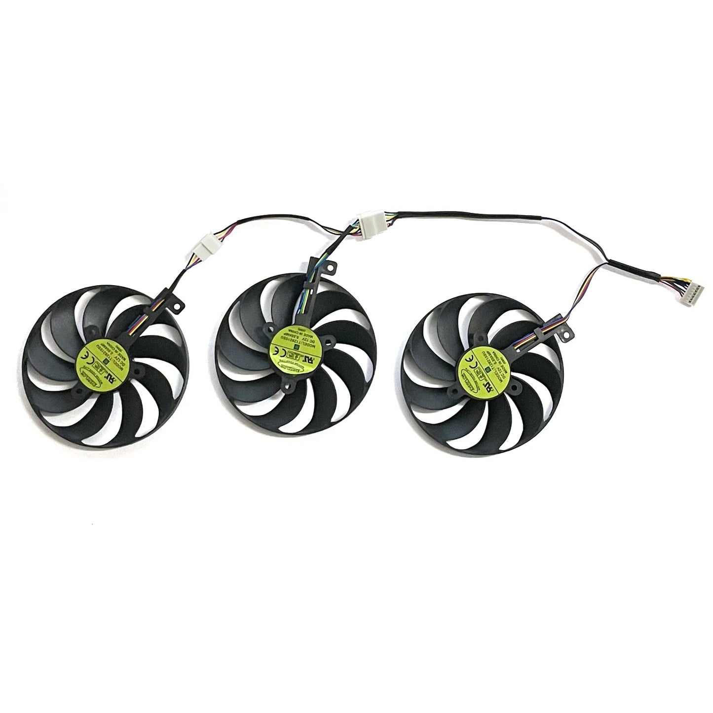 3pcs 87mm DC 12V 0.50A 7Pin RX5700XT GPU Cooler Fan For ASUS Rog Strix RX 5600 XT 5700 5700XT RX5700 Graphics Cooler Fan