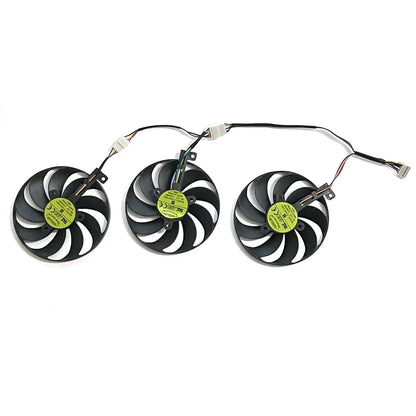 3pcs 87mm DC 12V 0.50A 7Pin RX5700XT GPU Cooler Fan For ASUS Rog Strix RX 5600 XT 5700 5700XT RX5700 Graphics Cooler Fan
