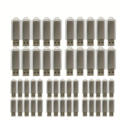 50pcs/lot Metal Usb Flash Drive 128GB Pendrive 64gb Cle High Speed Memoria Usb Stick 32GB 16GB 4GB Pen Drive Free Custom Logo