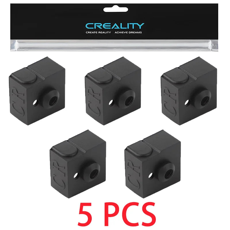 Official Creality Ender 3 V2 Neo Silicone Sock, 5/10PCS 3D Printer Hotend Heater Block Cover  for Ender-3 Max Neo/Ender3 neo