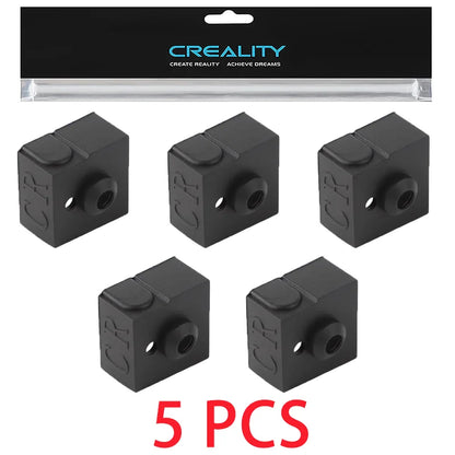 Official Creality Ender 3 V2 Neo Silicone Sock, 5/10PCS 3D Printer Hotend Heater Block Cover  for Ender-3 Max Neo/Ender3 neo