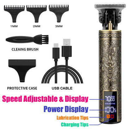 T9 Hair Clipper Repair Beard Shaving Body Hair Trimmer Clippers Corteiz Electric Machine Men Haircut Machine 0mm Barber Shaver
