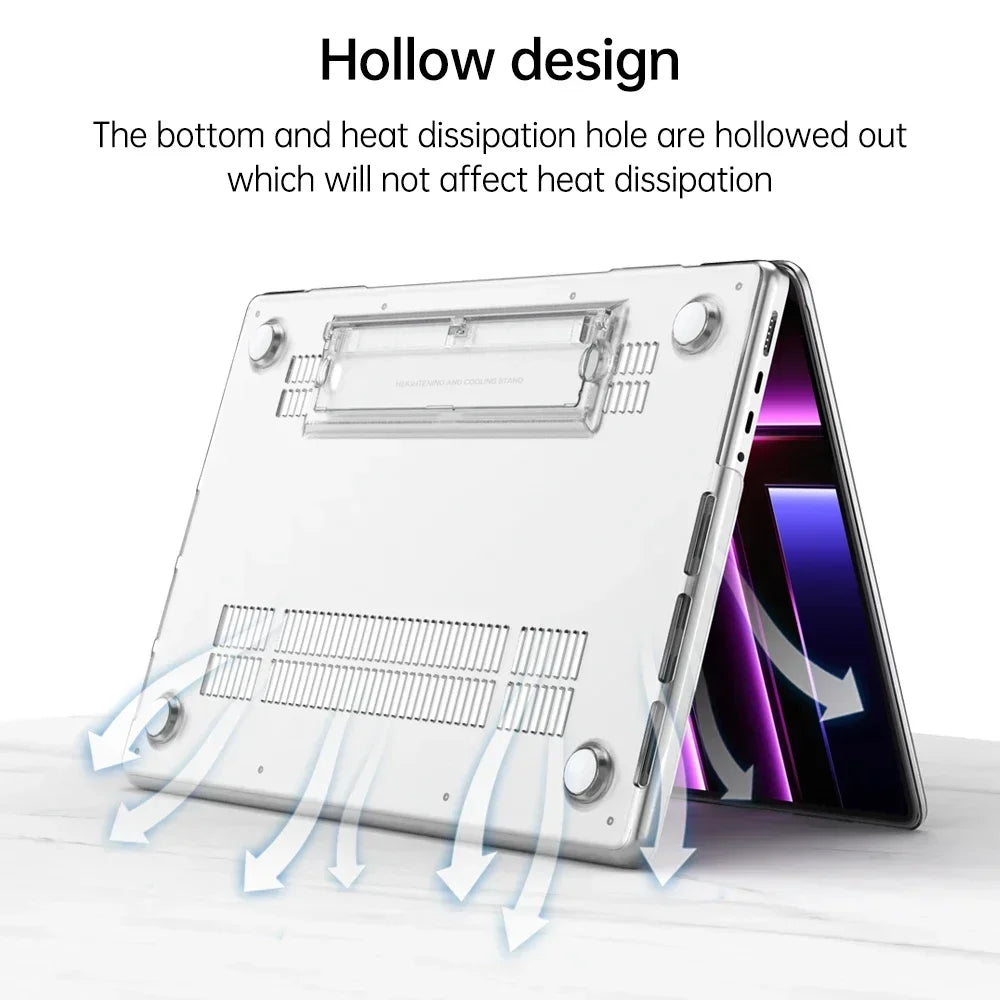 Laptop Case For Macbook Air 13 A2681 A2337 A2179 A1932 15 A2941 Pro 13 2020 A2338 A2289 A2251 14 M2 M1 Pro Max A2779 A2442 Cover