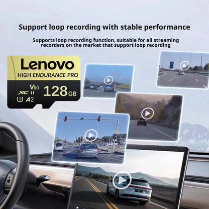 Lenovo 2TB High Speed Micro TF SD Flash Memory Card 1TB 512GB 256GB 128GB 4K Full HD Video Storage For Camera PC Game Devices