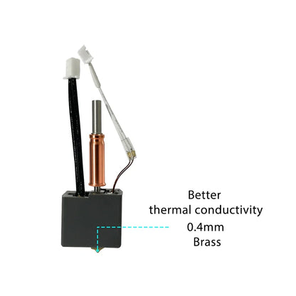For Anycubic Kobra 3 V2 hotend 0.4mm Hardened Steel Brass Nozzle, Kobra 3 V2 Combo Accessories