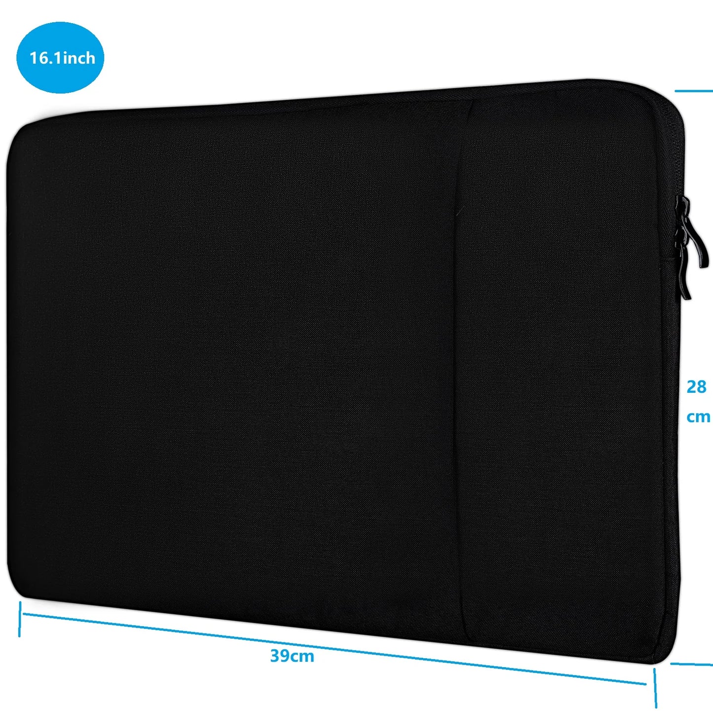 UPERFECT Polyester Laptop Sleeve Protective Case Vertical Style With Pocket Zipper For 13.3-18Inch Monitor Pad Tablet