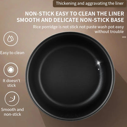 Peskoe Mini Rice Cooker, Old-Fashioned 1-2-3 Person Non-Stick Surface Cooking Rice Cooker, Multi-Function Household 2L 3L 4L 5L