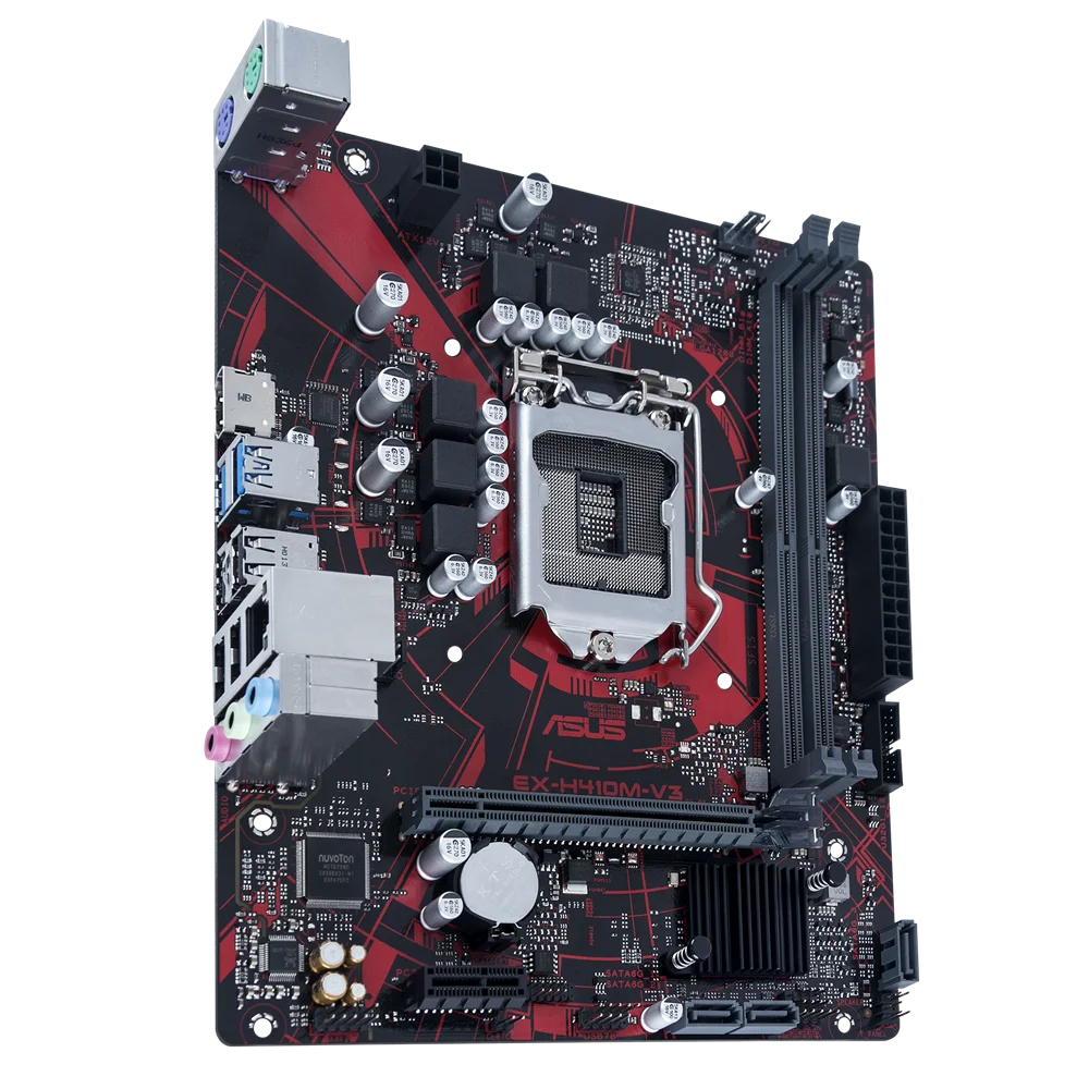 ASUS EX-H410M-V3 Motherboard Intel H510 LGA1200 DDR4 32GB M.2 Micro ATX  support  i9-10900K i5-10400F i3-10300 cpu