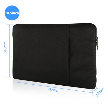 UPERFECT Polyester Laptop Sleeve Protective Case Vertical Style With Pocket Zipper For 13.3-18Inch Monitor Pad Tablet