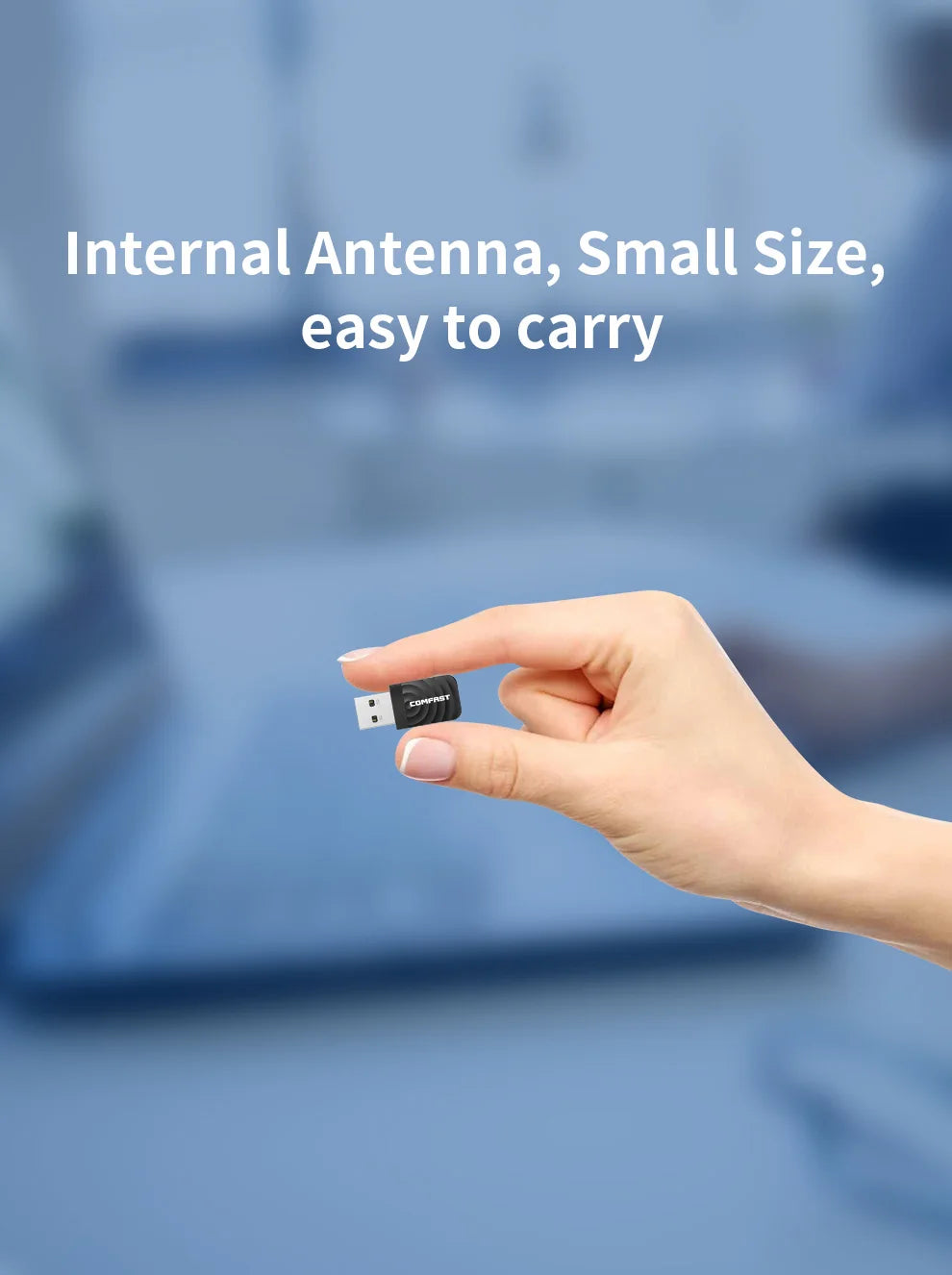 COMFAST 1300Mbps Wifi USB Adapter 802.11AC Dual Band Wi Fi Adapter 2.4G/5ghz Wireless Adaptador Wi-fi Dongle Win 10/11 Mac Linux