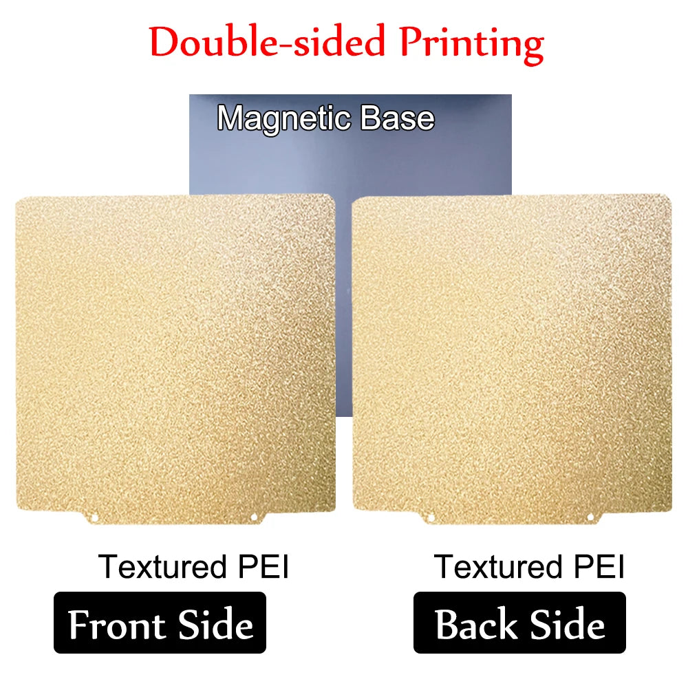 PEO PET PEI Sheet for Artillery Genius/Hornet Build Plate Genius Pro Heat Bed Spring Steel Sheet Double Side for Anycubic Kobra2