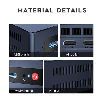 Beelink Mini S Mini S12 N95 Windows 11 Home Intel Gen N5095 8GB 256GB 12G 256G 1000M WiFi5 Desktop Gaming PC Computer