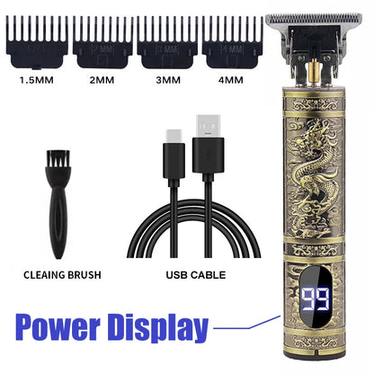 T9 Hair Clipper Repair Beard Shaving Body Hair Trimmer Clippers Corteiz Electric Machine Men Haircut Machine 0mm Barber Shaver