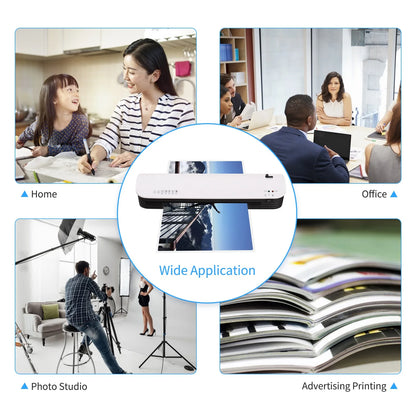 SL399 Laminator Machine Set A3 Size Hot and Cold Lamination 2 Roller System with 25 Laminating Pouches Corner Rounder