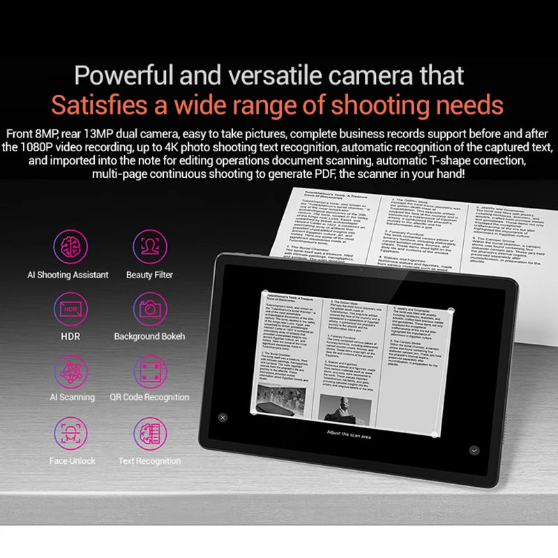 Global Rom Lenovo Tab K10 M11 Wifi/LTE MTK Helio G88 Zhaoyang Multi Language 10.95-inch 90hz 400nits Face Recognition 7040mAh