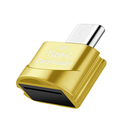 Mini Portable Type-c 3.1 Micro USB OTG Adapter High Speed Aluminum Alloy Memory Card Reader