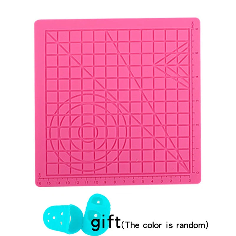 3D Printing Pen Silicone Mat DIY Creative Drawing Template Pad With Heat-proof Finger Sleeve Art Tools Christmas Gift for Kids