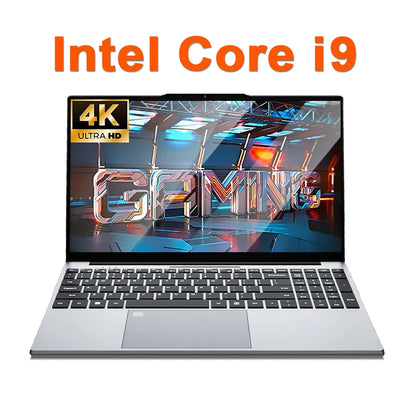 15.6 inch Laptop Windows 11 Intel Core i9 10980HK Portable Gaming PC 16GB RAM 1TB 2TB SSD Fingerprint Unlock Backlight Notebook
