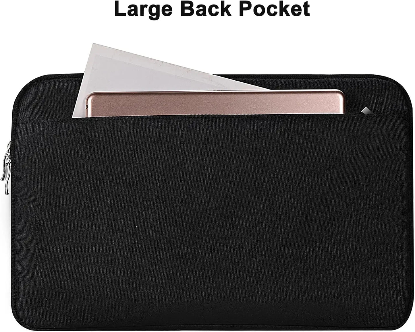 UPERFECT Polyester Laptop Sleeve Protective Case Vertical Style With Pocket Zipper For 13.3-18Inch Monitor Pad Tablet