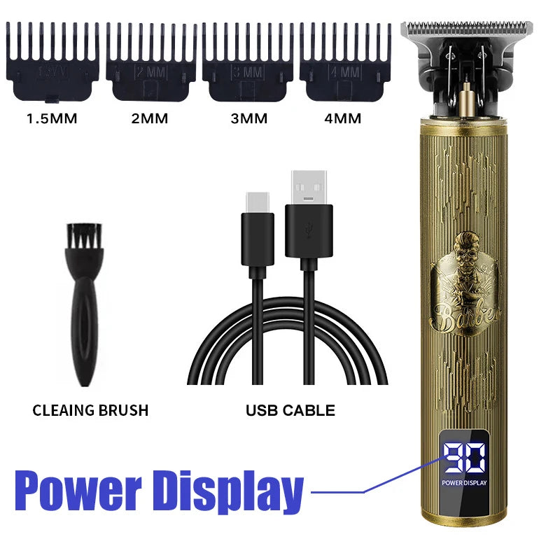 T9 Hair Clipper Repair Beard Shaving Body Hair Trimmer Clippers Corteiz Electric Machine Men Haircut Machine 0mm Barber Shaver