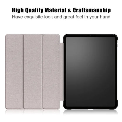 Tablet Funda For iPad Air 11 2024 Case PU Leather Hard Back Magnetic Folding Cover For iPad Air 11 2025 m3 m2 iPad Air 5 4 Case