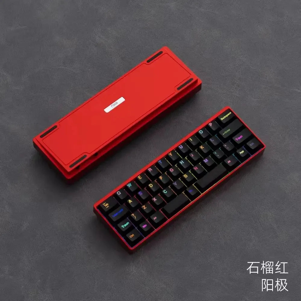 MMD KM40 Mechanical Keyboard Wireless Tri-mode O-Ring Hot-Swap Custom Designer 40% Aluminum Office Gaming Keyboard VIA/QMK Gift