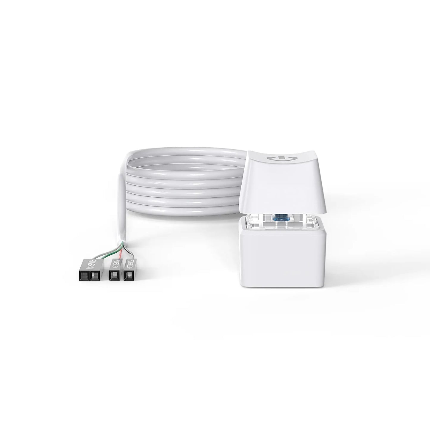 TEUCER Computer Desktop Switch Power Motherboard Switch Extension Cable Office and Home PC Power Button