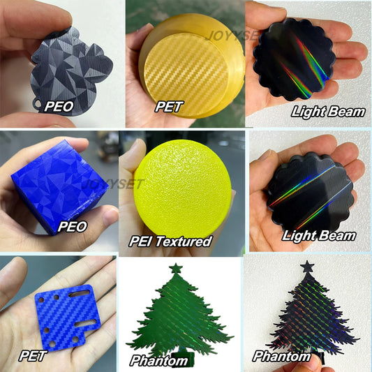 PEO PET PEI Sheet for Artillery Genius/Hornet Build Plate Genius Pro Heat Bed Spring Steel Sheet Double Side for Anycubic Kobra2
